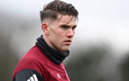 Arsenal striker Viktor Gyokeres celebrating a goal in the Premier League