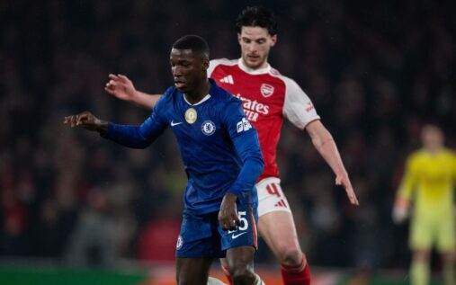 Arsenal manager Mikel Arteta shouting instructions from the touchline during a Premier League match