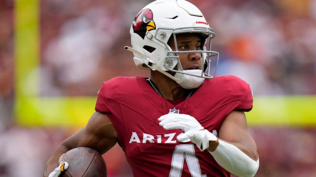 Rondale Moore playing for the Arizona Cardinals