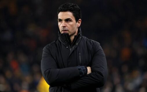 Viktor Gyokeres celebrating an Arsenal goal during the match against Tottenham Hotspur