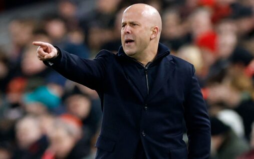 Charlie Cresswell gesturing to teammates while playing for Toulouse