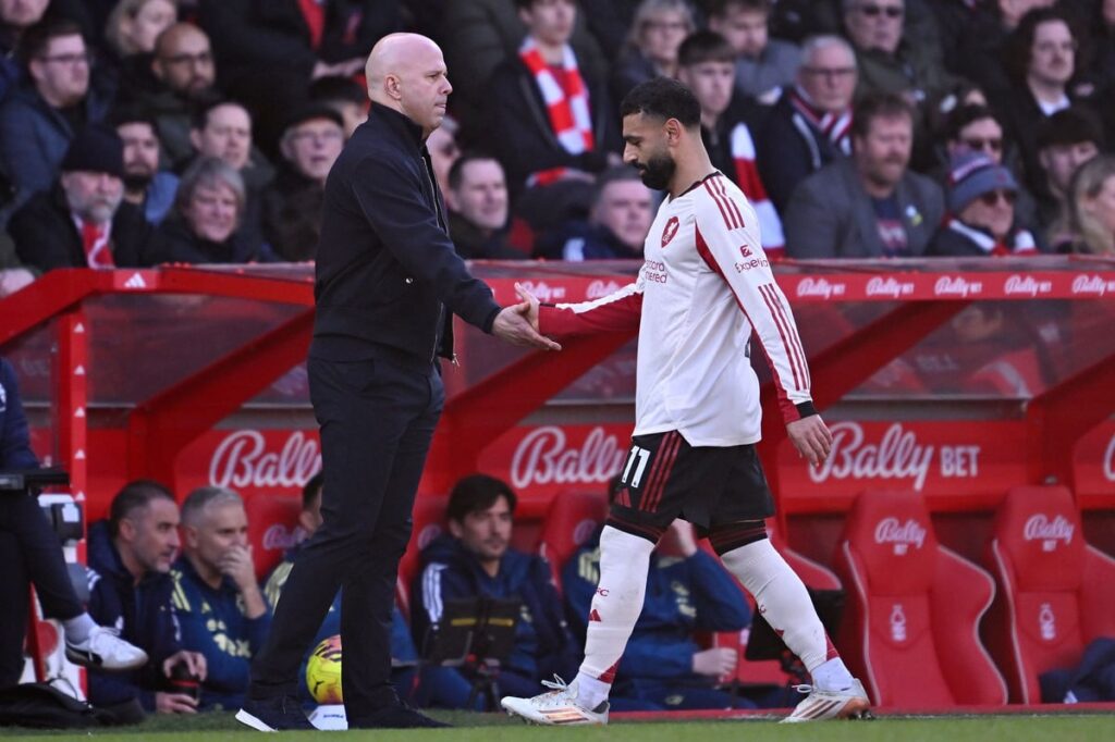 Alexis Mac Allister celebrating a goal for Liverpool