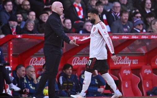 Alexis Mac Allister celebrating a goal for Liverpool