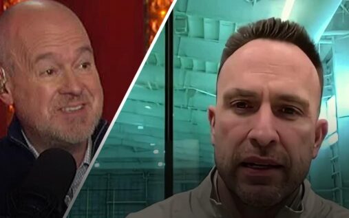 Bradley Chubb lining up on the defensive line for the Miami Dolphins during an NFL game