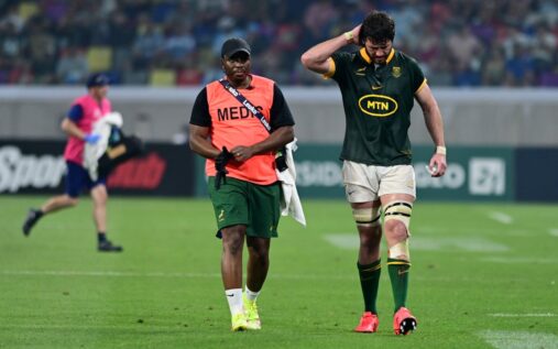 Alix Popham playing for Wales during his international rugby career