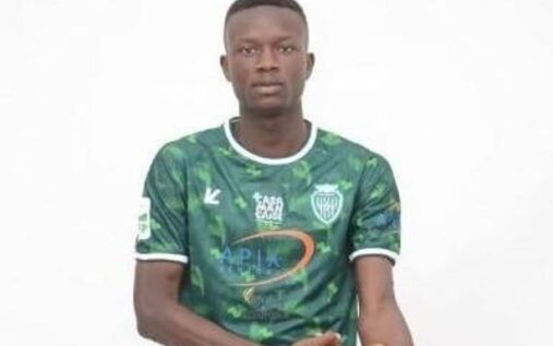 Senegalese footballer Youssou Diouf of AS Saloum