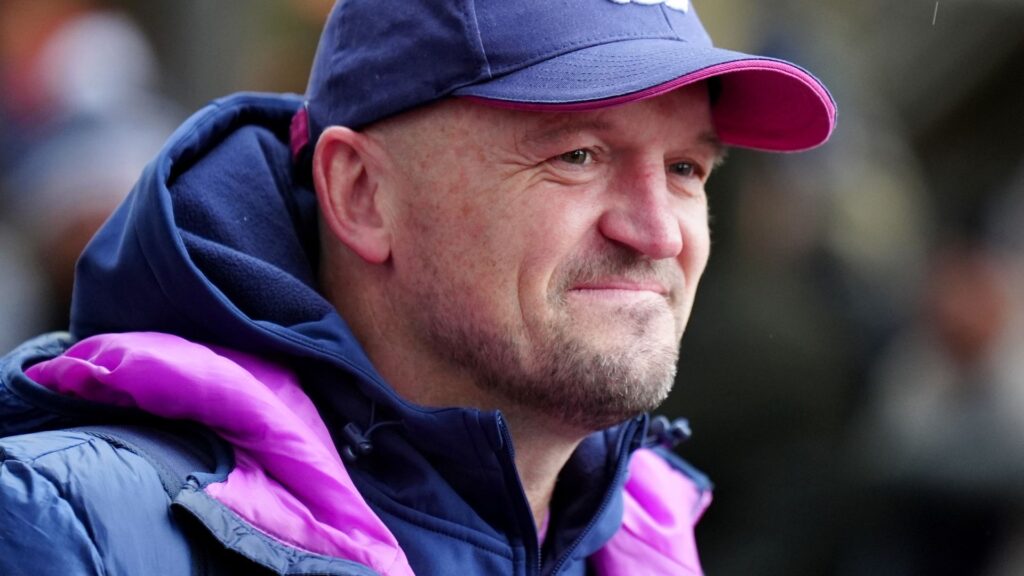 Nathan McBeth training with the Scotland squad ahead of the Six Nations clash against England