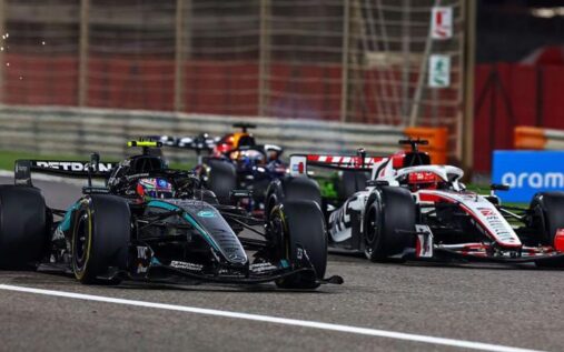 Formula 1 CEO Stefano Domenicali speaking during a press conference or interview setting