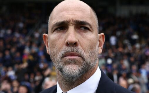 Newcastle United manager Eddie Howe issuing instructions from the touchline during a Premier League match