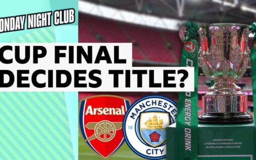 Theo Walcott and Chris Sutton speaking on the Monday Night Club panel