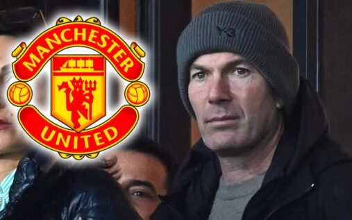 Zinedine Zidane gesturing from the touchline during his time as Real Madrid manager