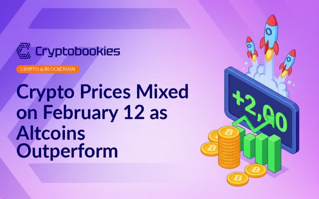 Digital price board with large numbers, stacked gold coins, upward bar chart with green arrows and rockets indicating growth.