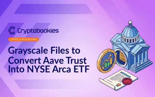 Official document with red seal, classical government building facade, and vault door overlaid with upward-trending chart.