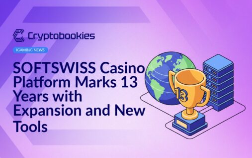 Golden trophy with a 13 emblem, globe highlighting Latin America and Africa, and a stacked gaming server rack on blue background