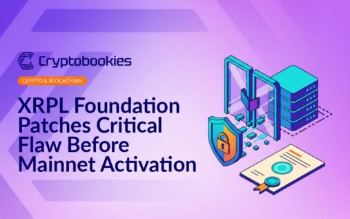 Sealed document with glowing patch, shield blocking digital data stream, central server hub protected by firewall gate.