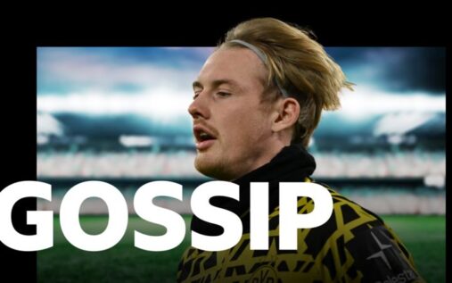 Julian Brandt playing in midfield for Borussia Dortmund