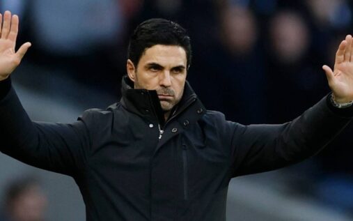Real Madrid playmaker Brahim Diaz controlling the football during a match