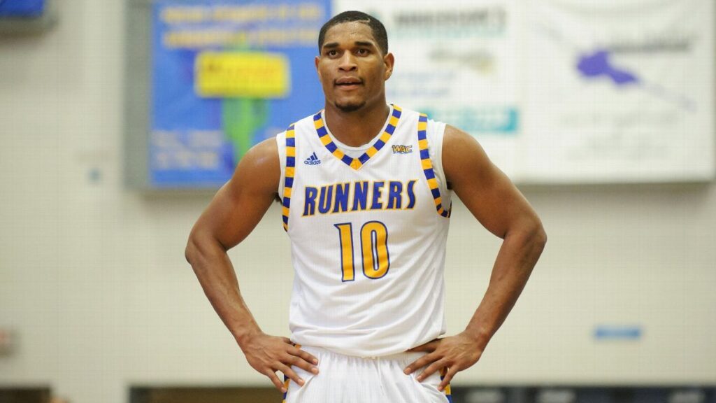 General view of the Cal State Bakersfield basketball court inside the Icardo Center