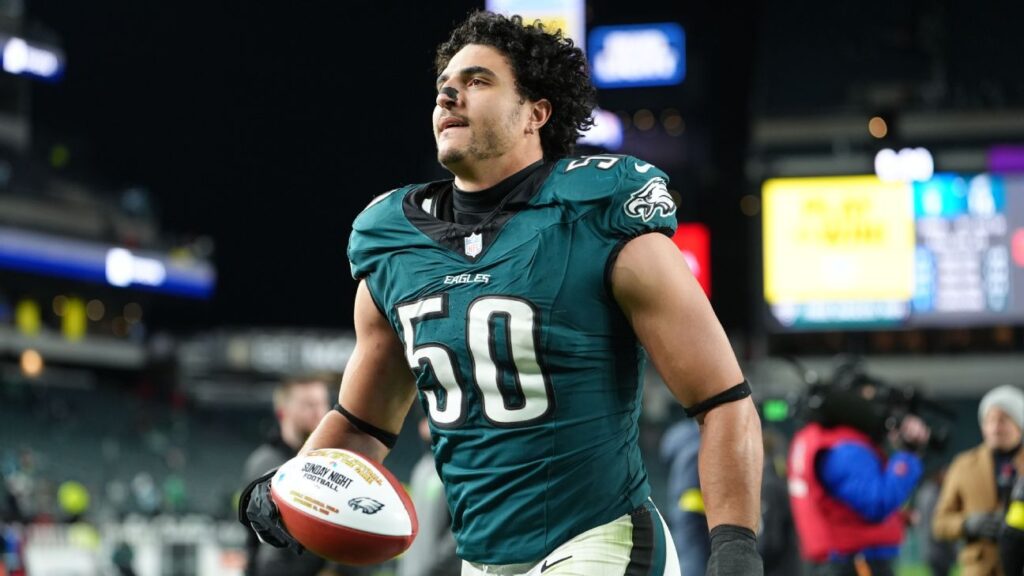 Jaelan Phillips rushing the quarterback during an NFL game