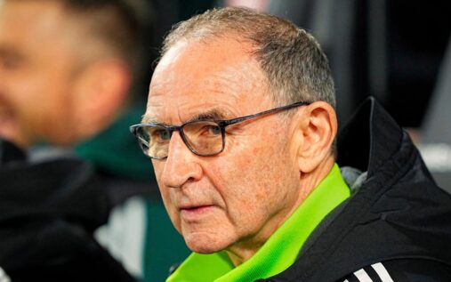 Celtic managerial target Robbie Keane standing on the touchline