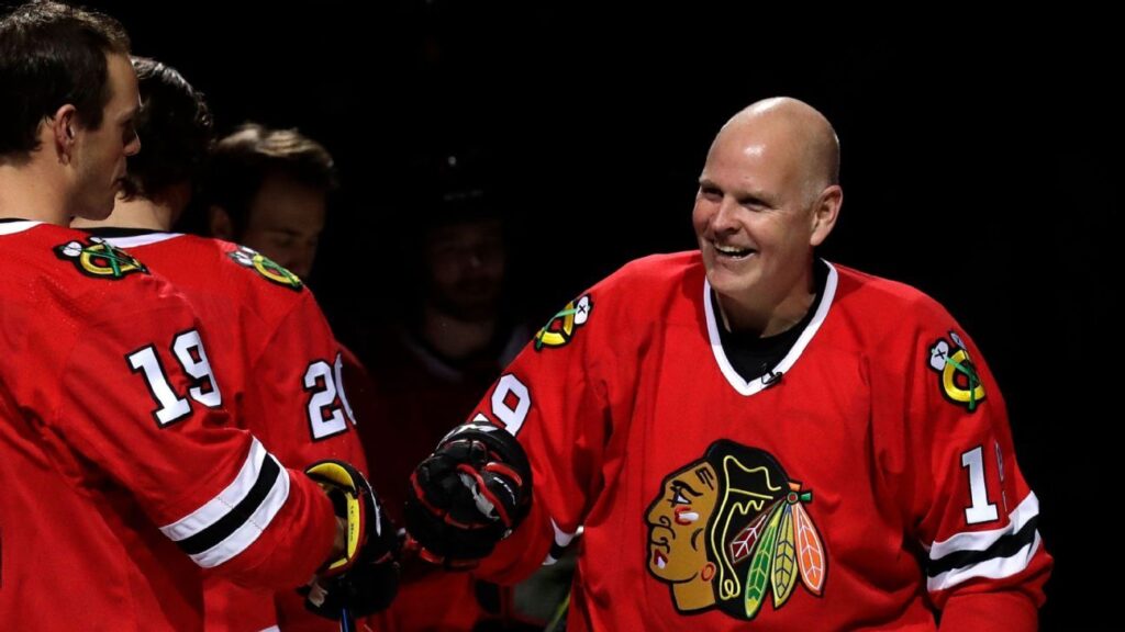 Former Chicago Blackhawks player and broadcaster Troy Murray