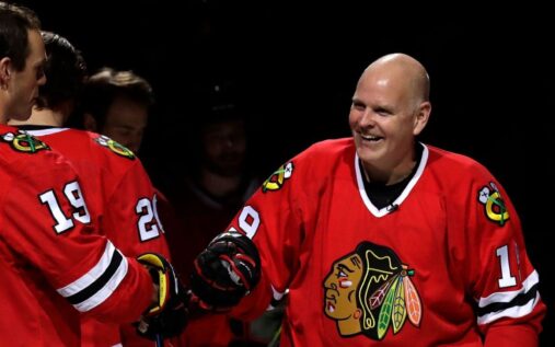 Former Chicago Blackhawks player and broadcaster Troy Murray