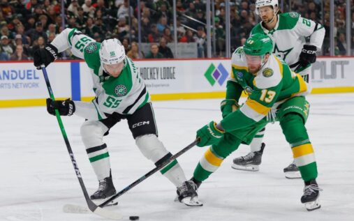 Nazem Kadri in action on the ice, representing the Colorado Avalanche after his trade deadline move