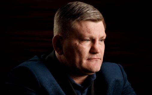 Ricky Hatton posing during his professional boxing career