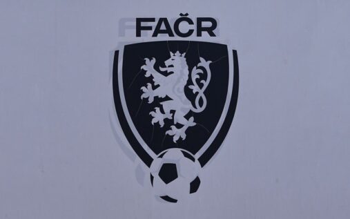 Czech police officers conducting a raid during a football match-fixing and illegal betting investigation