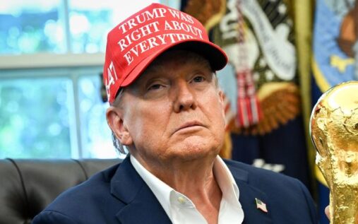 Markwayne Mullin speaking to lawmakers about US security preparations for the upcoming World Cup