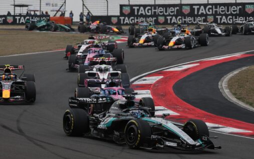 A Formula 1 car on track, reflecting the grid's performance gap under new 2026 rules.