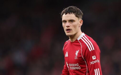 Florian Wirtz playing for Liverpool in the Premier League