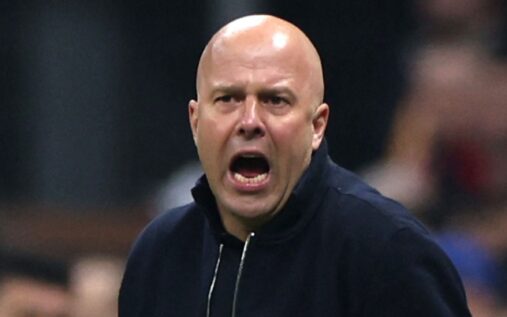 Florian Wirtz looking dejected during Liverpool's Champions League match against Galatasaray