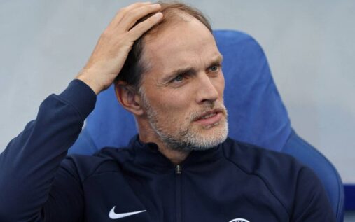 Trent Alexander-Arnold playing for Real Madrid and England manager Thomas Tuchel on the touchline
