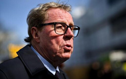 Former Tottenham Hotspur manager Harry Redknapp speaking to the media