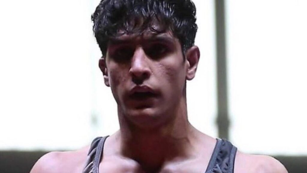 The Olympic rings logo outside the International Olympic Committee headquarters