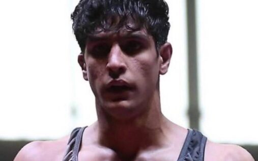 The Olympic rings logo outside the International Olympic Committee headquarters