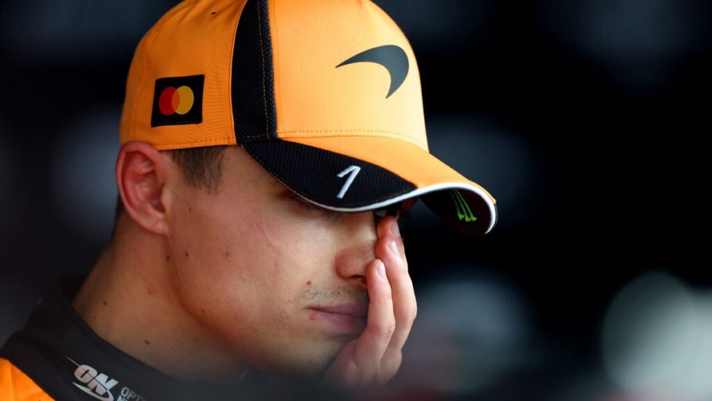 McLaren driver Lando Norris racing on track during the Formula 1 Japanese Grand Prix at Suzuka circuit