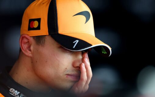 McLaren driver Lando Norris racing on track during the Formula 1 Japanese Grand Prix at Suzuka circuit