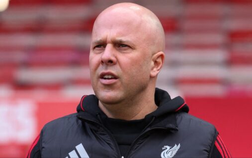 Maghnes Akliouche in action for Monaco during a Ligue 1 match