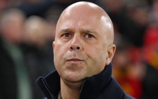 Lewis Hall playing for Newcastle United in the Premier League