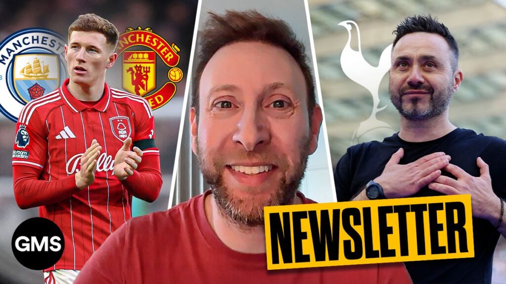 Elliot Anderson dribbling the ball in midfield for Nottingham Forest