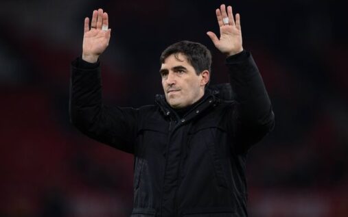Bournemouth manager Andoni Iraola issuing instructions from the touchline during a Premier League match