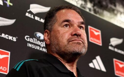 Dave Rennie speaking at a press conference after being appointed New Zealand head coach