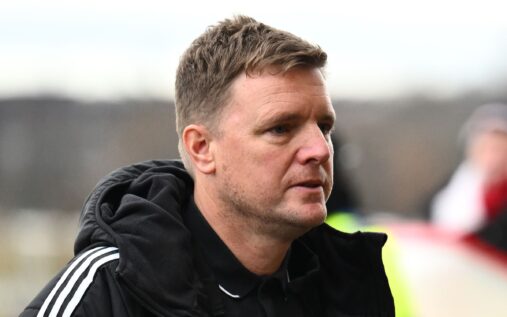 Tottenham Hotspur striker Dominic Solanke looking dejected on the pitch