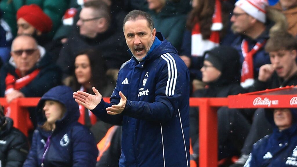 Nottingham Forest players training intensely ahead of their Europa League match against FC Midtjylland