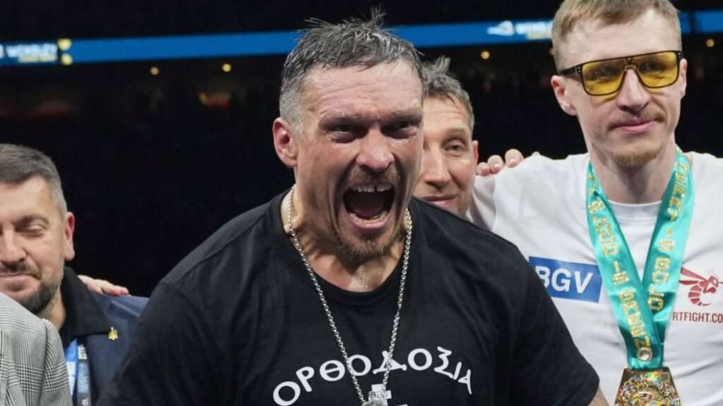 Peter Fury looking on intensely during a boxing training session
