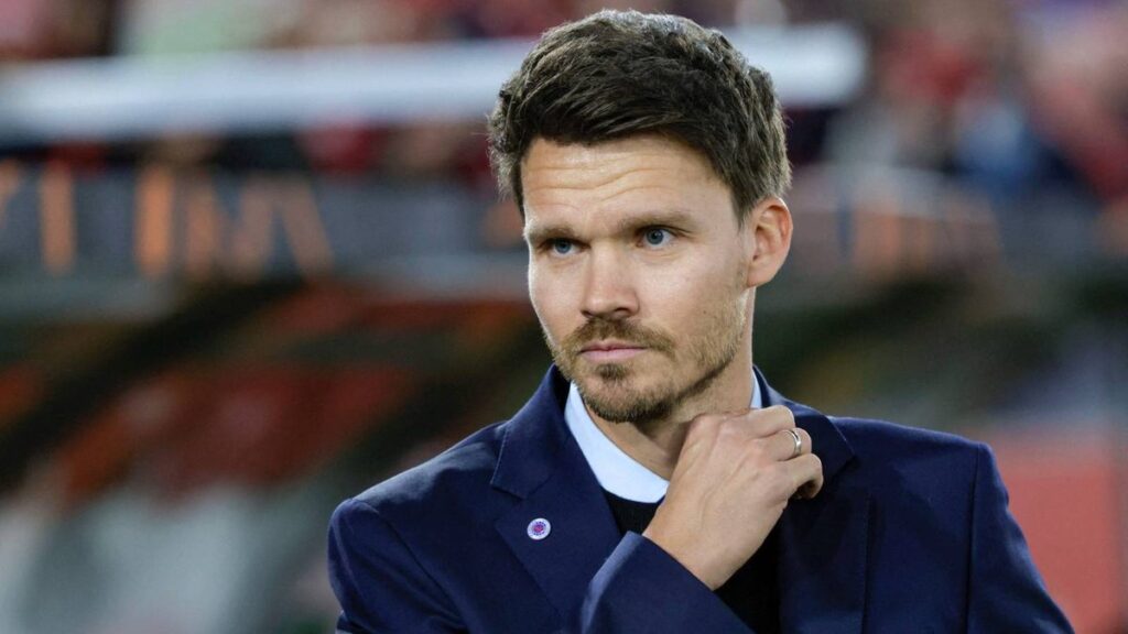 Mikey Moore playing for Rangers in the Scottish Premiership