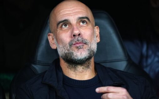 Federico Valverde celebrates scoring for Real Madrid against Manchester City