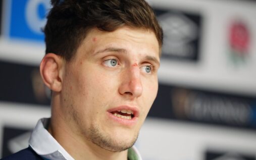 Scotland flanker Rory Darge runs with the ball during a Six Nations rugby union match
